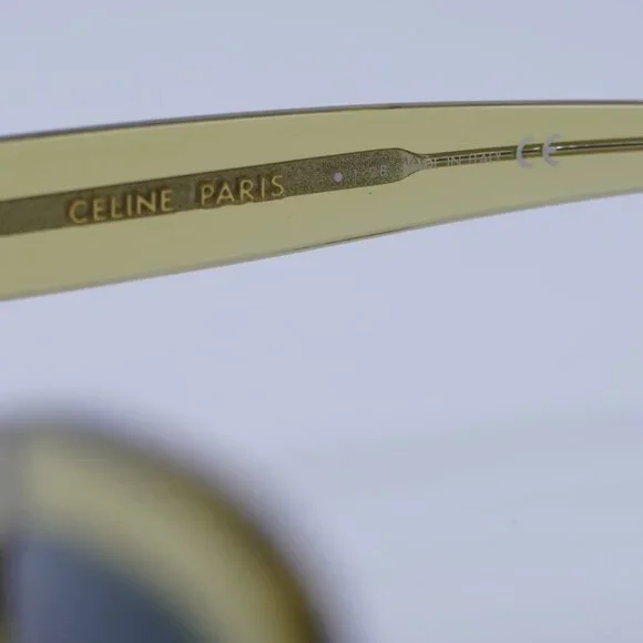 🕶️ New Celine CL40067I 47V Sunglasses - Yellow Frame, Grey Lenses